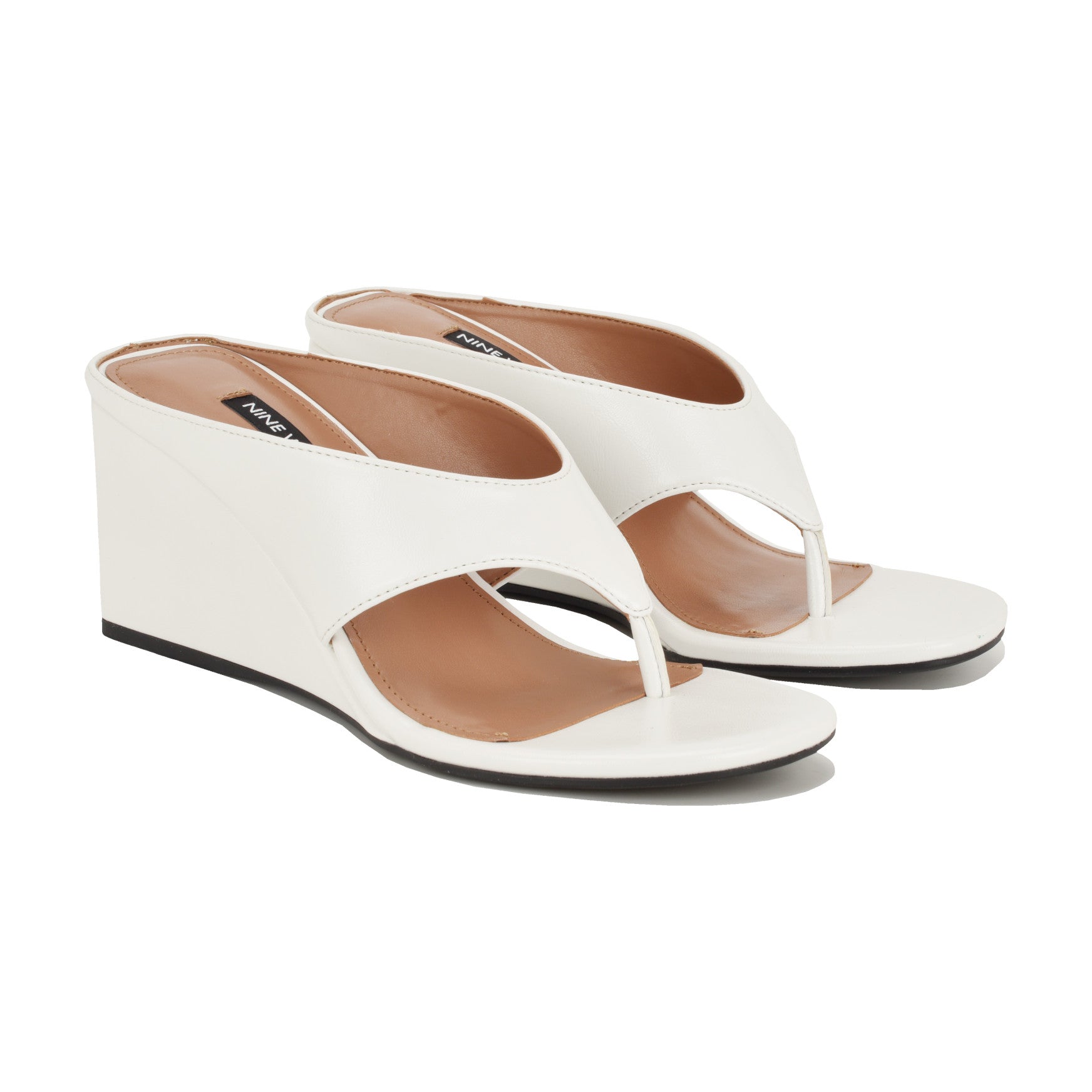 Jadde Thong Wedge Sandals - Image 2