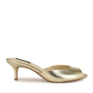 Luvlie Heeled Slide Sandals
