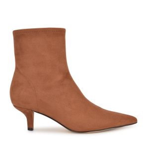 Tabbie Kitten Heel Ankle Booties