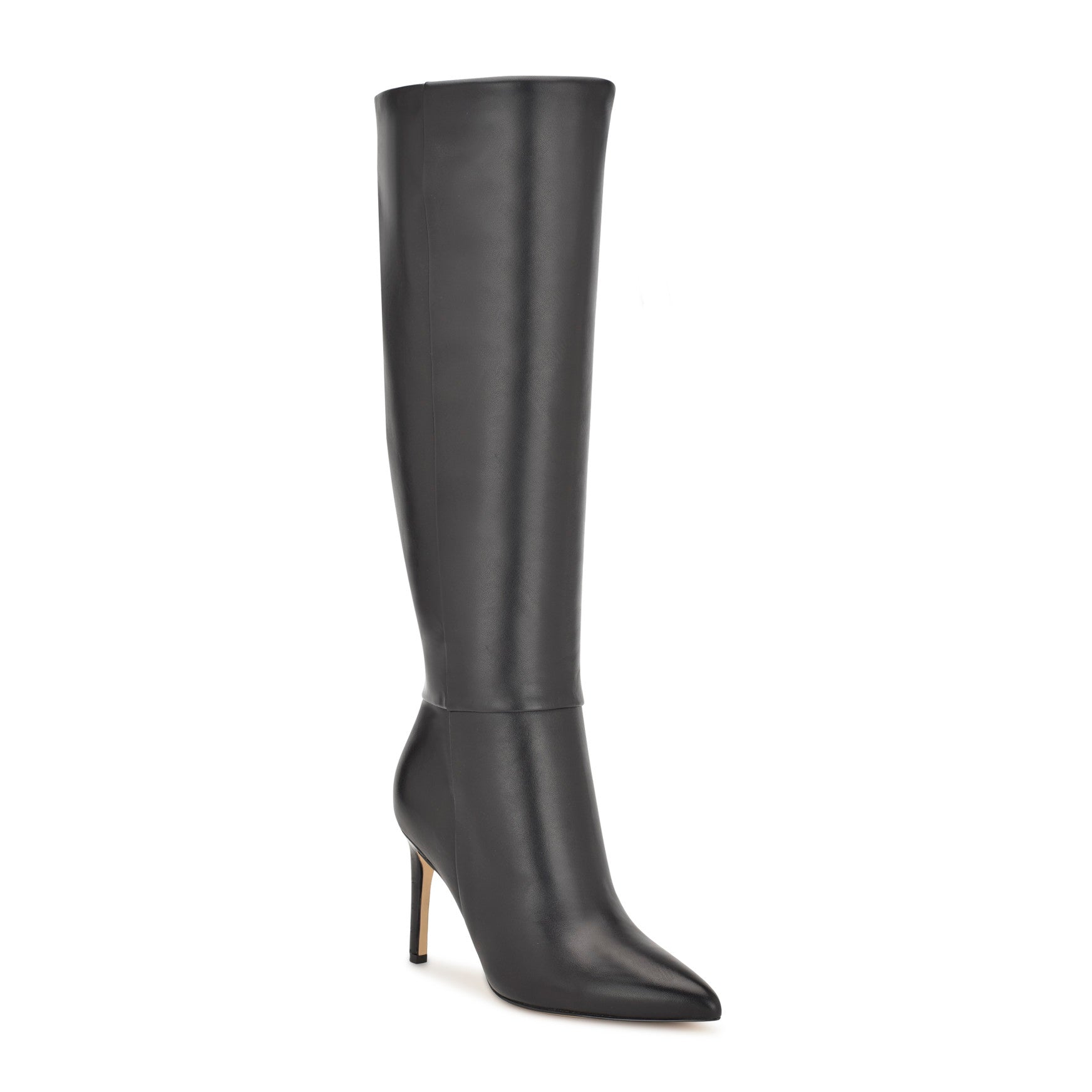 Richy Wide Calf Heeled Boots - Image 2