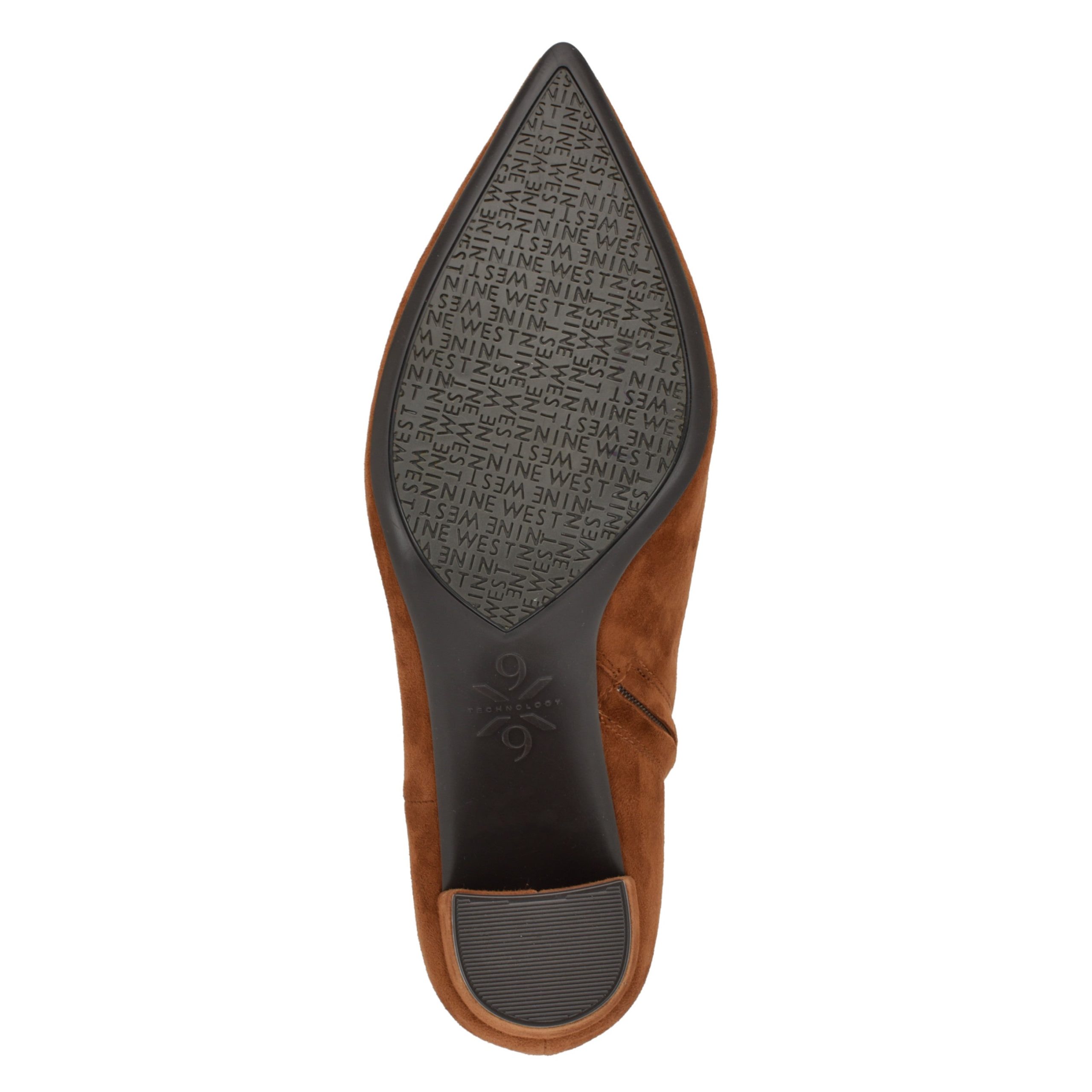 Lorela 9X9 Block Heel Leather Booties - Image 5