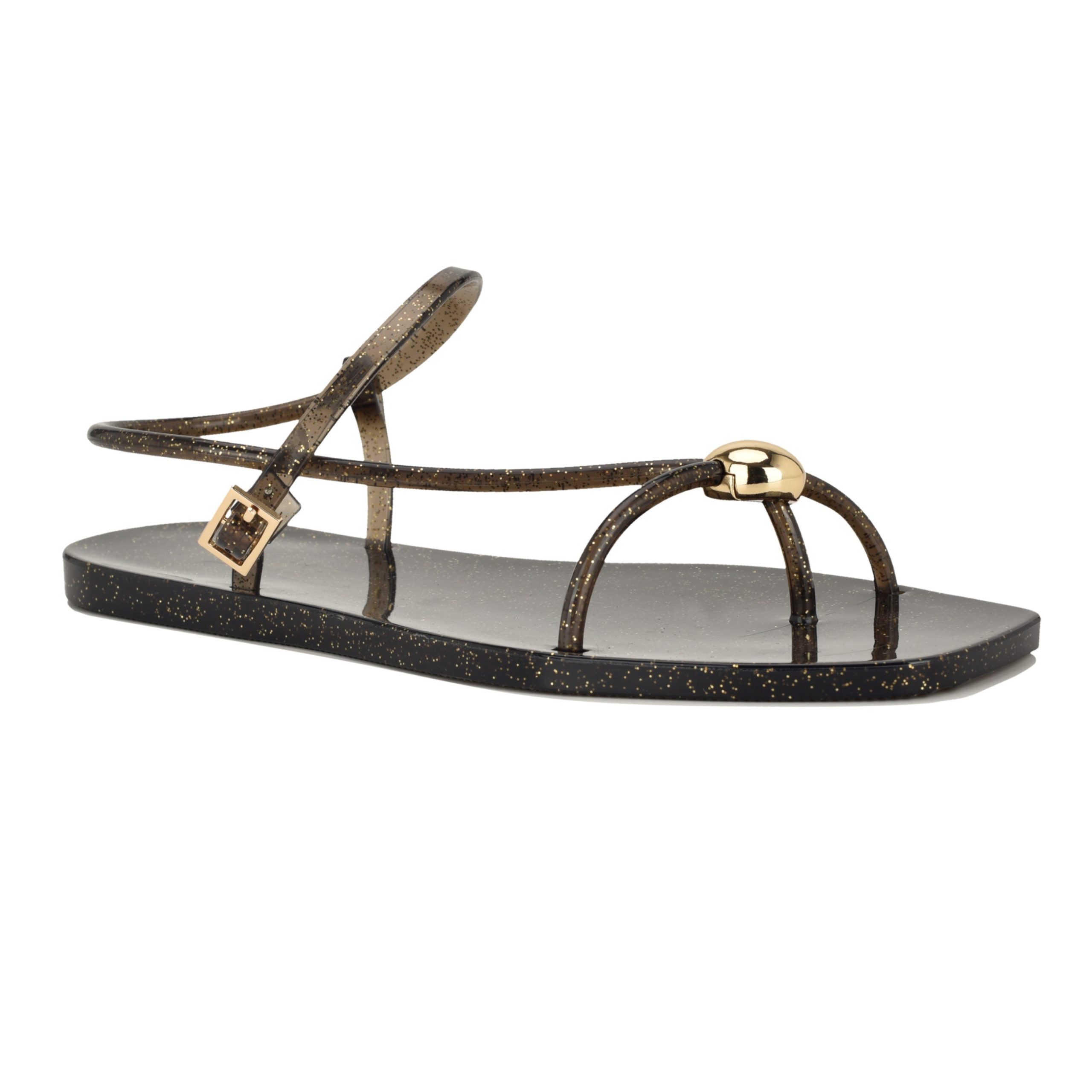 Shells Flat Jelly Sandals - Image 2