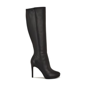 Quizme Platform Leather Boots