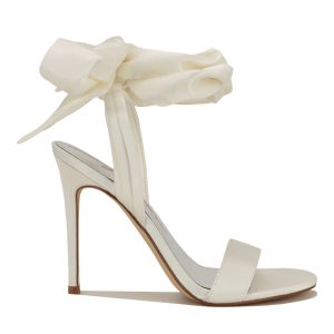Marilyn Monroe Mmonroe Ankle Wrap Satin Sandals