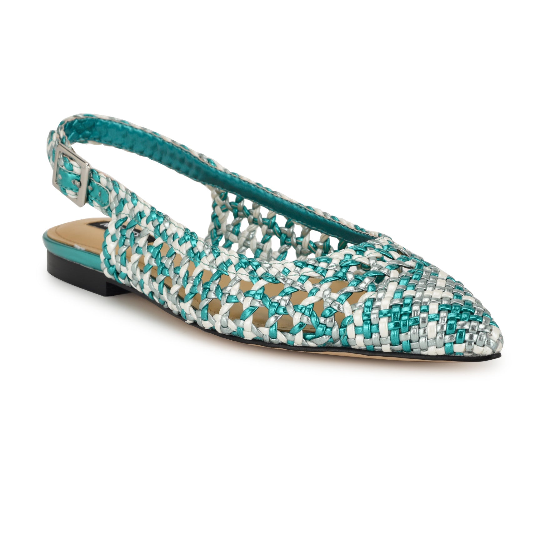 Soel Woven Slingback Flats - Image 2