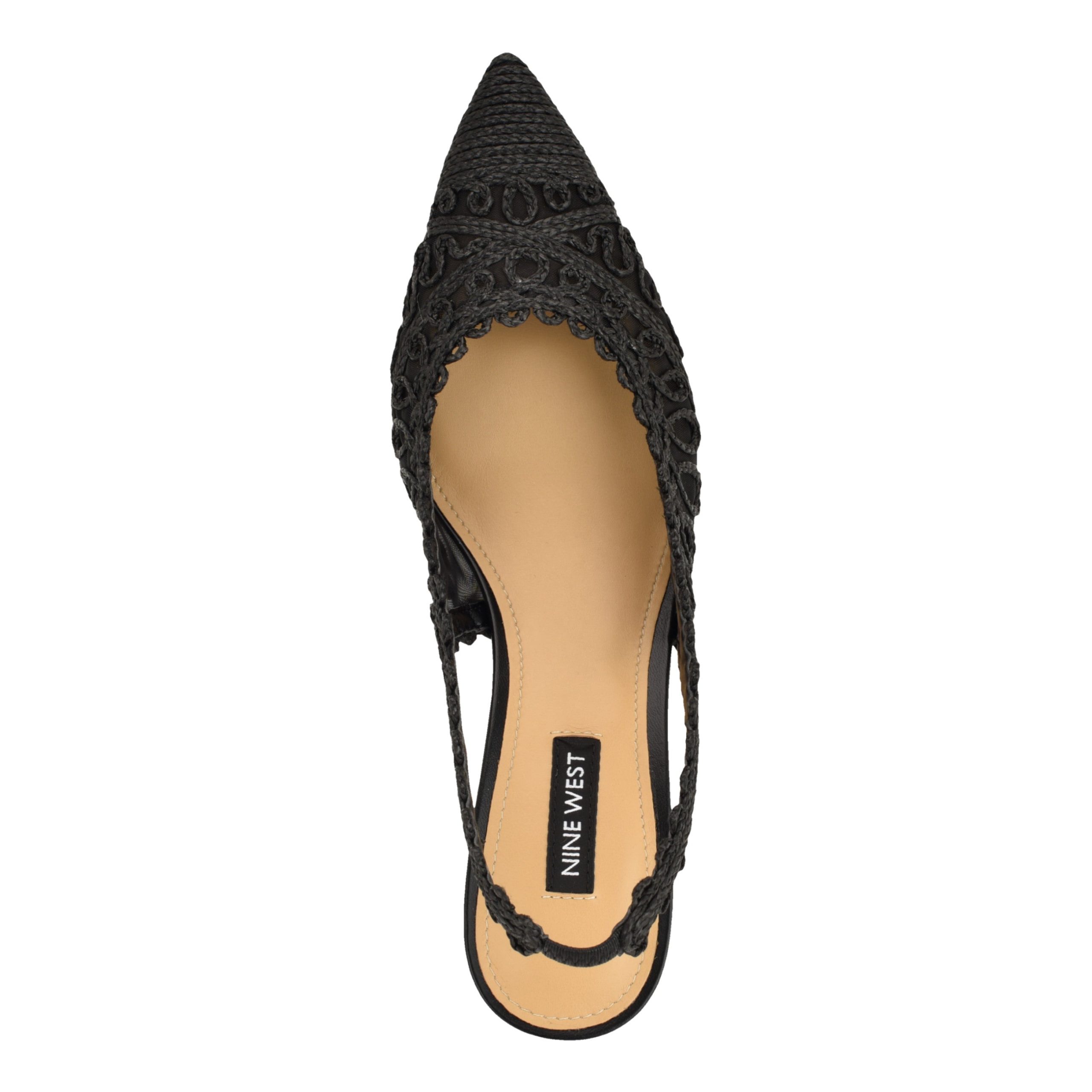 Romaine Woven Slingback Pumps - Image 3
