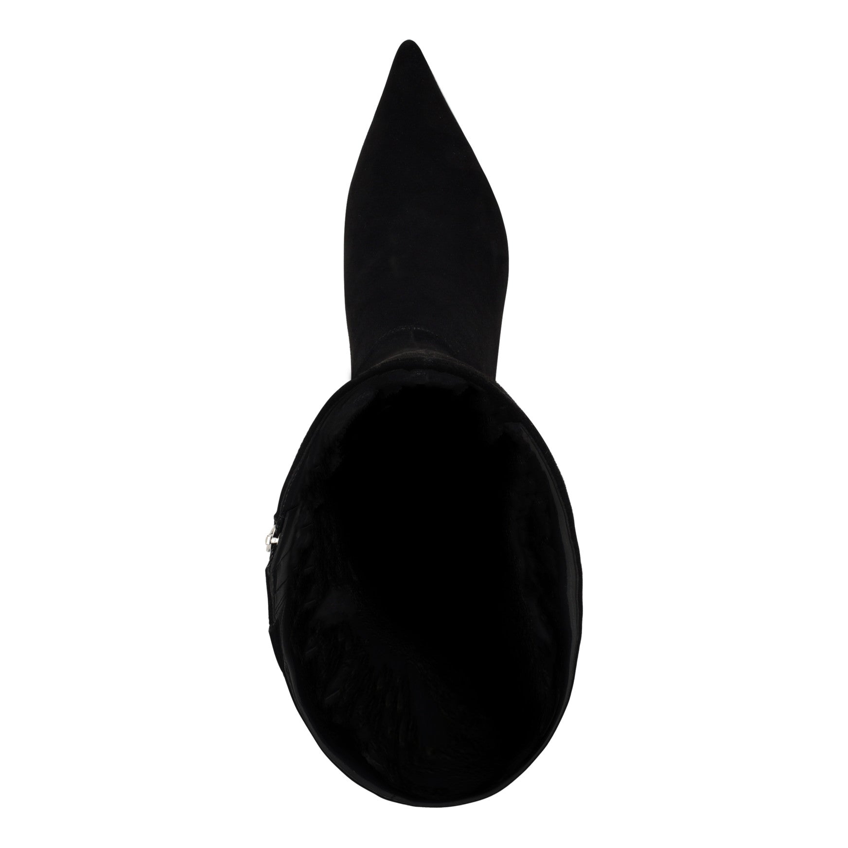 Somas Kitten Heel Knee High Leather Boots - Image 3