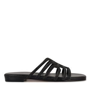Timy Embellished Flat Sandals