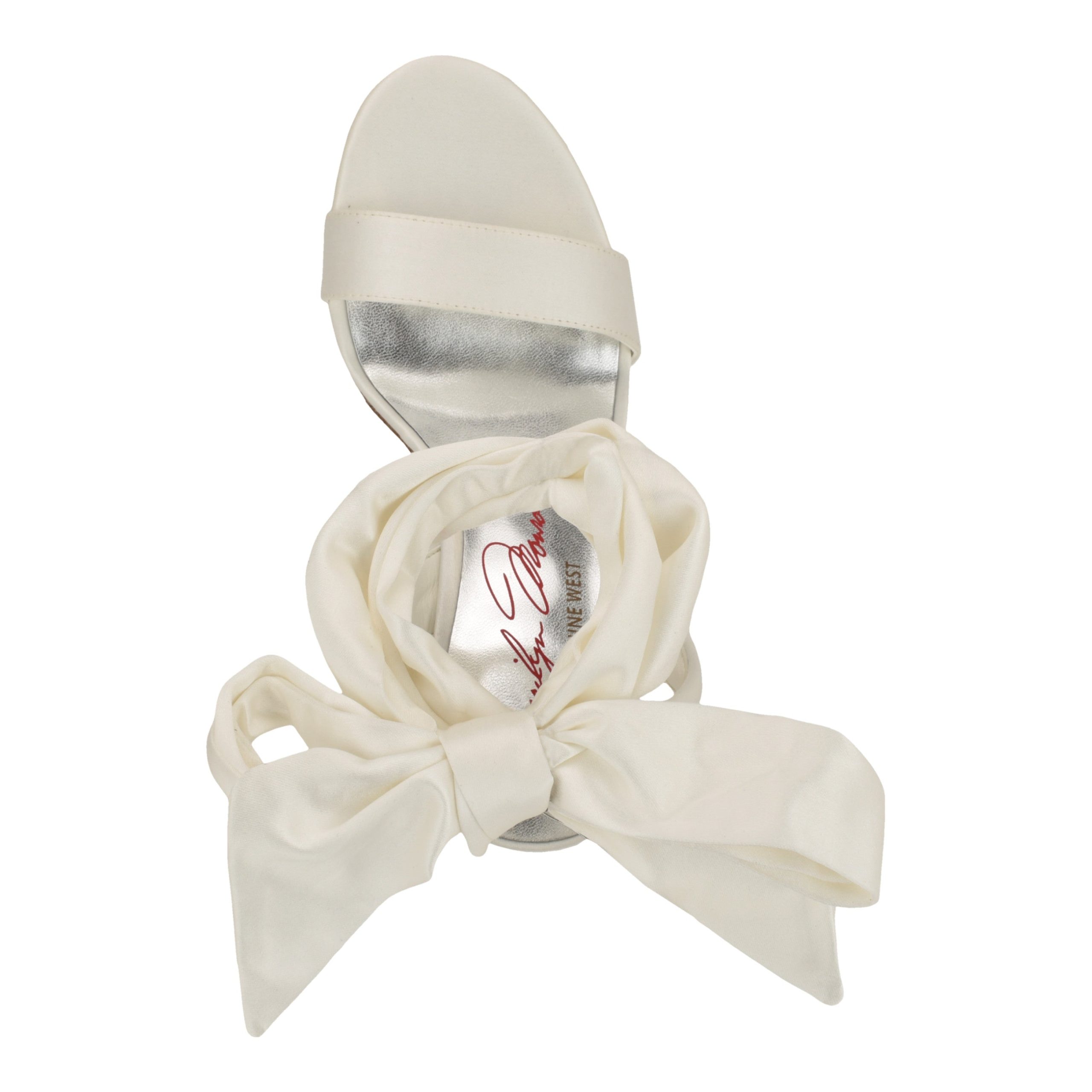 Marilyn Monroe Mmonroe Ankle Wrap Satin Sandals - Image 3