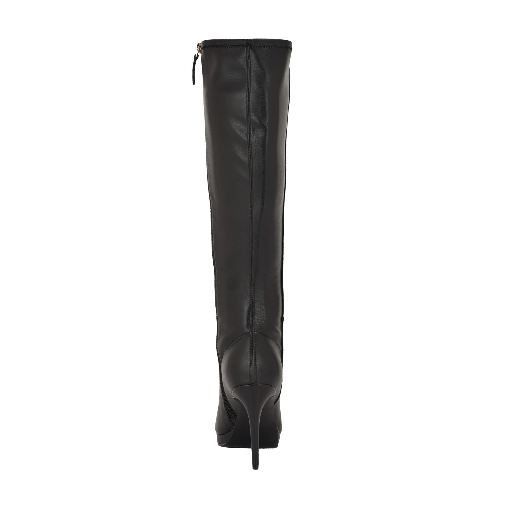 Quizme Wide Calf Platform Leather Boots - Image 4