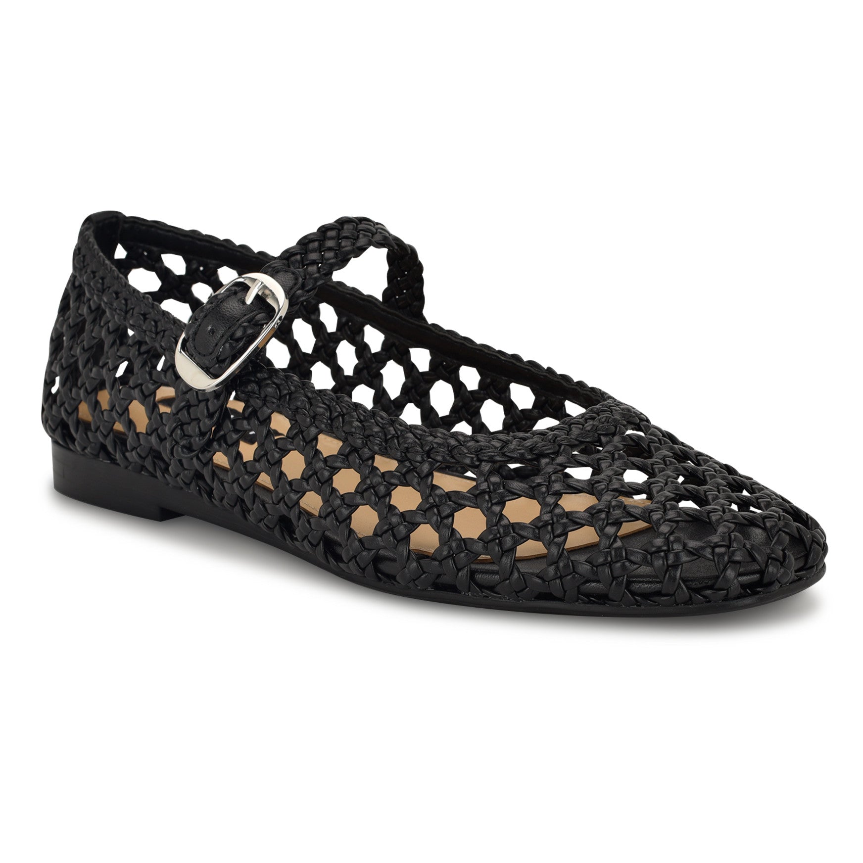 Halie Woven Mary Jane Flats - Image 2