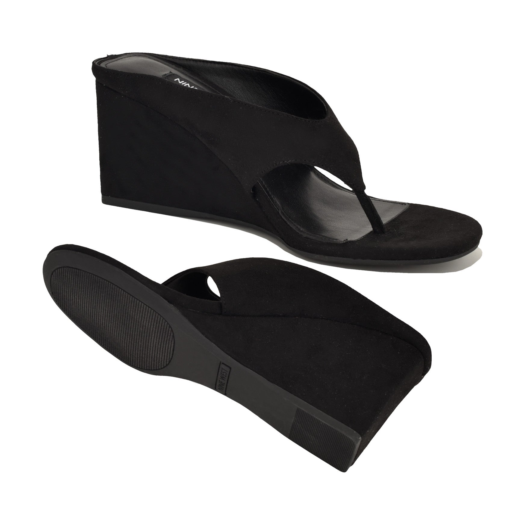 Jadde Thong Wedge Sandals - Image 4