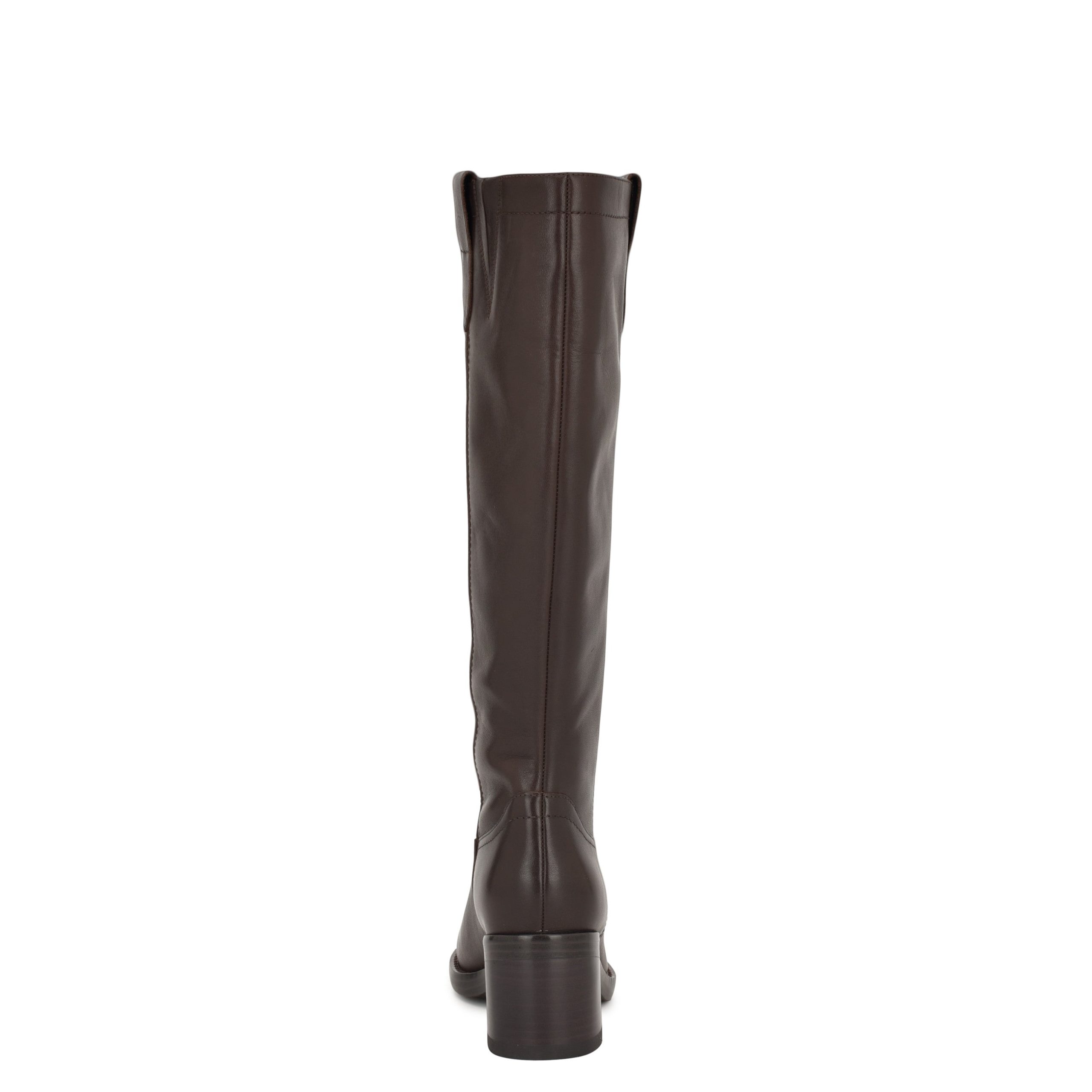 Hecee Block Heel Tailored Leather Boots - Image 4